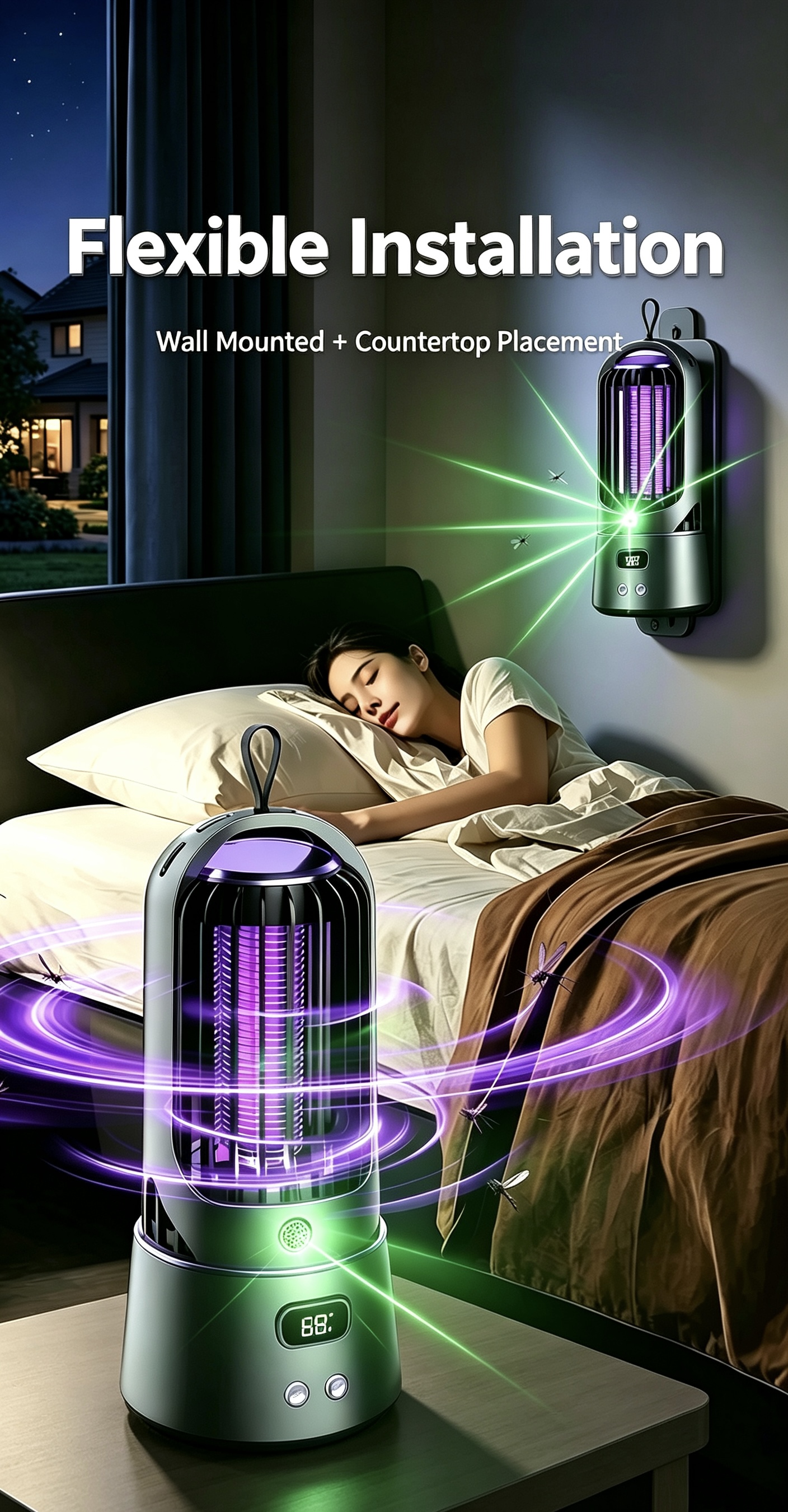Flexible installation poster