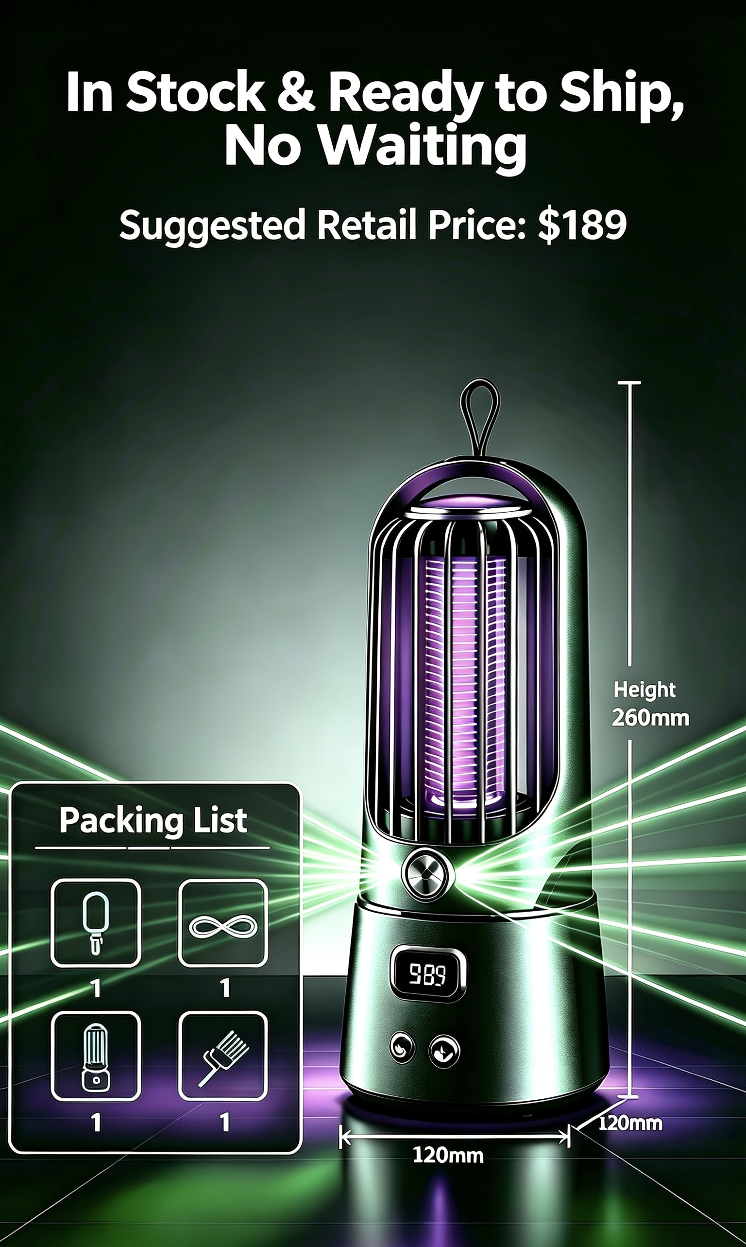 Stock and packing information poster